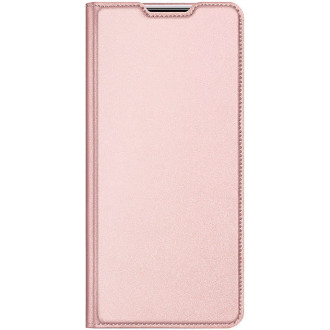 Dux Ducis Skin Pro flipové pouzdro, peněženka a stojánek pro Xiaomi Poco M6 Pro / Redmi 12/12R - růžové