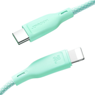 Joyroom Multi-Color Series SA34-AL3 USB-A / Lightning 3A kabel 1m - zelený