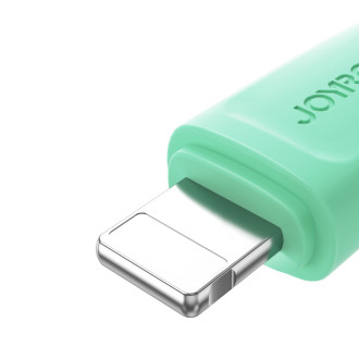 Joyroom Multi-Color Series SA34-AC6 Kabel USB-A / USB-C 100W rychlý přenos 1m – zelený