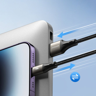 Rychlý přenosový kabel Joyroom Light-Speed ​​Series SA25-AC6 USB-A / USB-C 100 W 3 m – černý