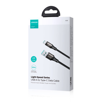 Rychlý přenosový kabel Joyroom Light-Speed ​​Series SA25-AC6 USB-A / USB-C 100W 2m – černý