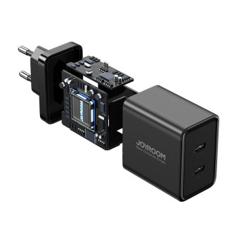 Rychlonabíječka Joyroom JR-TCF09 2x USB-C 40W - černá