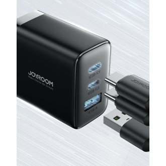 Rychlá nabíječka Joyroom JR-TCF10 2x USB-C USB-A 32W - černá