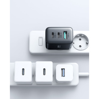 Rychlá nabíječka Joyroom JR-TCF10 2x USB-C USB-A 32W - černá