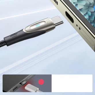 Joyroom Pioneer Series SA31-CC5 USB-C / USB-C kabel 240W 1,2m - černý