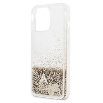 Guess GUOHCP14XGLHFLGO iPhone 14 Pro Max 6.7 &quot;gold / gold hardcase Glitter Charms