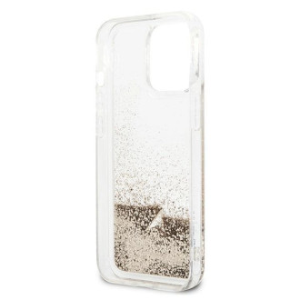 Guess GUOHCP14XGLHFLGO iPhone 14 Pro Max 6.7 &quot;gold / gold hardcase Glitter Charms