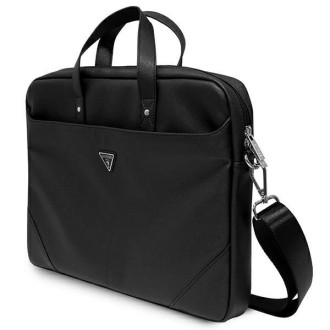 Guess Bag GUCB15PSATLK 16 &quot;black / black Saffiano Triangle Logo
