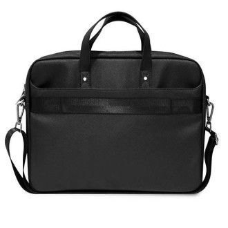 Guess Bag GUCB15PSATLK 16 &quot;black / black Saffiano Triangle Logo