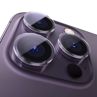 Tvrzené sklo na fotoaparát pro iPhone 14 Pro / 14 Pro Max Baseus + montážní sada