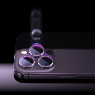 Tvrzené sklo na fotoaparát pro iPhone 14 Pro / 14 Pro Max Baseus + montážní sada