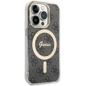 Guess 4G MagSafe pouzdro pro iPhone 14 Pro - černé