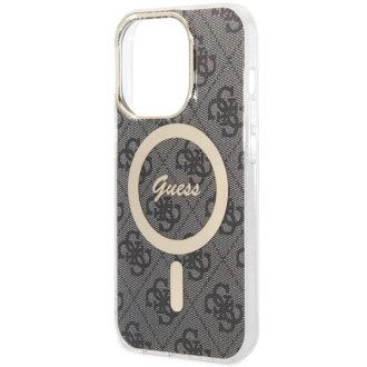 Guess 4G MagSafe pouzdro pro iPhone 14 Pro - černé
