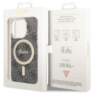 Guess 4G MagSafe pouzdro pro iPhone 14 Pro - černé