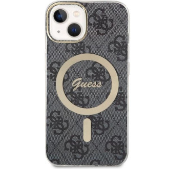 Guess 4G MagSafe pouzdro pro iPhone 14 - černé