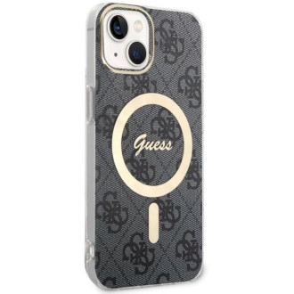 Guess 4G MagSafe pouzdro pro iPhone 14 - černé