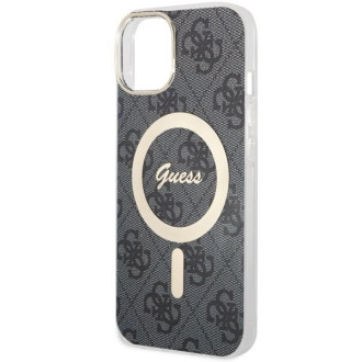 Guess 4G MagSafe pouzdro pro iPhone 14 - černé