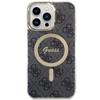 Guess 4G MagSafe pouzdro pro iPhone 14 Pro Max - černé