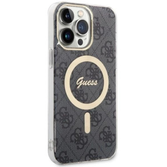 Guess 4G MagSafe pouzdro pro iPhone 14 Pro Max - černé