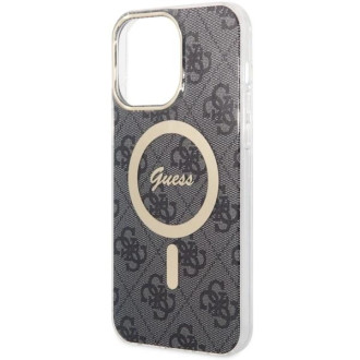 Guess 4G MagSafe pouzdro pro iPhone 14 Pro Max - černé