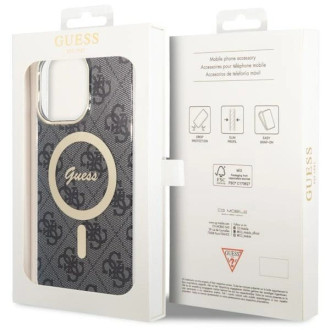Guess 4G MagSafe pouzdro pro iPhone 14 Pro Max - černé
