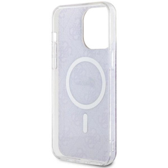 Guess GUHMP14XH4STU iPhone 14 Pro Max 6,7&quot; fialový/fialový pevný obal 4G MagSafe