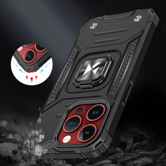 Pouzdro Wozinsky Ring Armor iPhone 15 Pro Max Ring Armor – černé