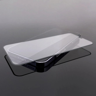2 ks Celoobrazovkové tvrzené sklo s rámečkem Pouzdro Friendly Wozinsky Full Glue iPhone 15 Pro Max - černé