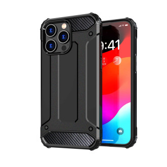 Pouzdro iPhone 15 Pro Hybrid Armor – černé