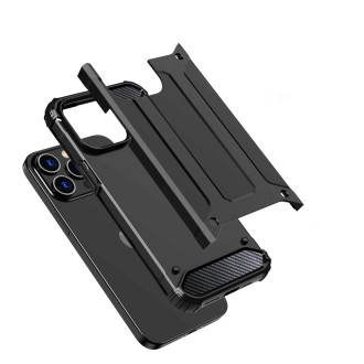 Pouzdro iPhone 15 Pro Hybrid Armor – černé