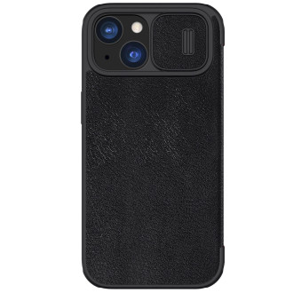 Nillkin Qin Pro Leather Flip Cover Cover Case pro iPhone 15 – černý