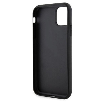Karl Lagerfeld KLHCN61G2CPK iPhone 11 / Xr 6,1" černý/černý pevný obal Glitter Choupette Patch