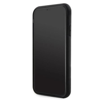 Karl Lagerfeld KLHCN61G2CPS iPhone 11 / Xr 6,1" stříbrný/stříbrný pevný obal Glitter Choupette Patch