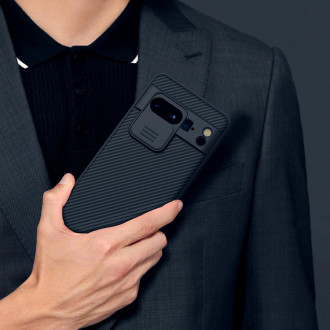 Pouzdro Nillkin CamShield Pro s krytem fotoaparátu pro Google Pixel 8 Pro – modré