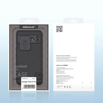 Pouzdro Nillkin CamShield Pro s krytem fotoaparátu pro Google Pixel 8 Pro – modré