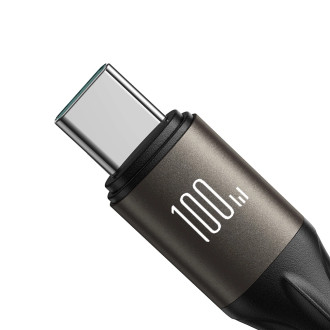 Joyroom Light-Speed ​​​​Series SA25-CC5 100W kabel USB-C / USB-C 1,2 m – černý