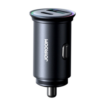 Joyroom JR-CCN04 60W USB-A USB-C mini nabíječka - černá