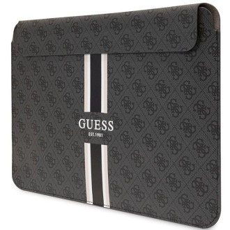Pouzdro Guess GUCS16P4RPSK 16&quot; černo/černé 4G potištěné pruhy