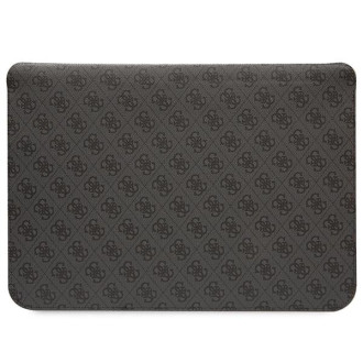 Pouzdro Guess GUCS16P4RPSK 16&quot; černo/černé 4G potištěné pruhy
