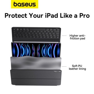 Pouzdro klávesnice Baseus Brilliance Series pro iPad 10,9´´ 2022 (10. generace) + USB-C kabel - černý