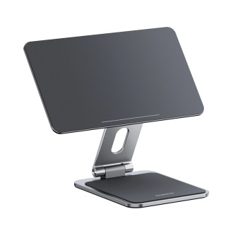 Magnetický skládací stojan Baseus MagStable pro 12,9" tablety - šedý