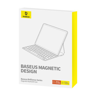 Pouzdro klávesnice Baseus Brilliance Series pro iPad 10,2´´ (2019/2020/2021) + USB-C kabel – černý
