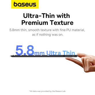 Pouzdro klávesnice Baseus Brilliance Series pro iPad 10,2´´ (2019/2020/2021) + USB-C kabel – černý