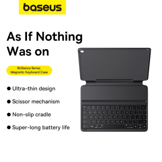 Pouzdro klávesnice Baseus Brilliance Series pro iPad 10,2´´ (2019/2020/2021) + USB-C kabel – černý