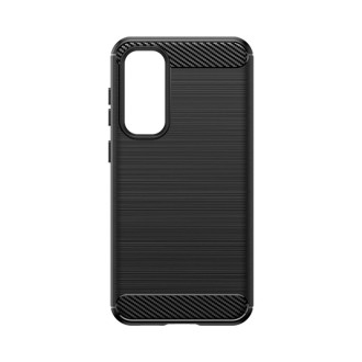 Ohebné pouzdro s karbonovým vzorem pro Samsung Galaxy S23 FE Carbon Case - černé