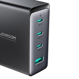 GaN nabíječka UK Joyroom JR-TCG05UK 140W 3x USB-C USB-A + USB-C / USB-C kabel 240W 1,2m