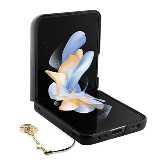 Pouzdro Guess 4G Charms Collection pro Samsung Galaxy Z Flip 5 - šedé