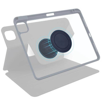 Uniq Rovus pouzdro pro iPad Pro 11 (2021-2022) / Air 10,9&quot; (2020-2022) šedé/křídově šedé magnetické pouzdro