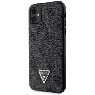 Pouzdro Guess GUHCN61P4TDSCPK pro iPhone 11 / Xr - černé crossbody 4G kovové logo