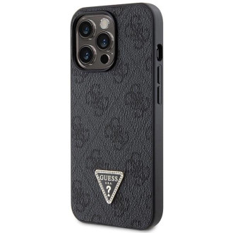 Pouzdro Guess GUHCP13LP4TDSCPK pro iPhone 13 Pro / 13 - černé Crossbody 4G kovové logo